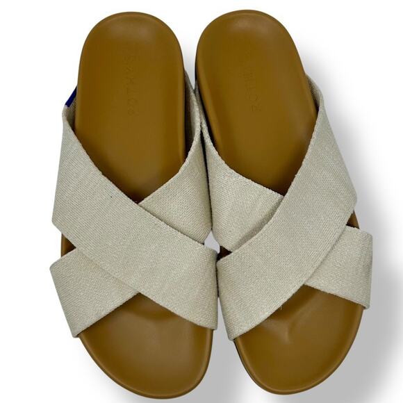 NWOT ROTHY’S The Weekend Slide Sandals Size 9.5 Retired Shoes Beach Resortwear - Picture 1 of 8